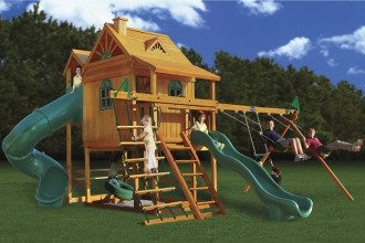 Детская игровая площадка Play Nation - Горный Дом Deluxe